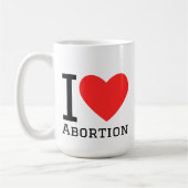 I love abortion koffiemok (Links)