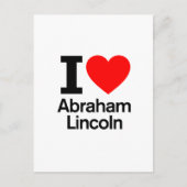 I Love Abraham Lincoln Briefkaart (Voorkant)