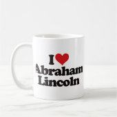I Love Abraham Lincoln Koffiemok (Links)