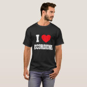I Love Accordions T-shirt (Voorkant volledig)