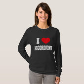 I Love Accordions T-shirt (Voorkant volledig)