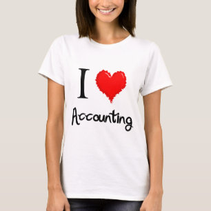 i-love accounting t-shirt
