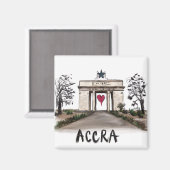 I love Accra Magneet (Voorkant / Achterkant)