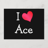 I Love Ace Briefkaart (Voorkant)