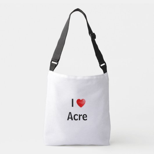 I love Acre Crossbody Tas (Voorkant)