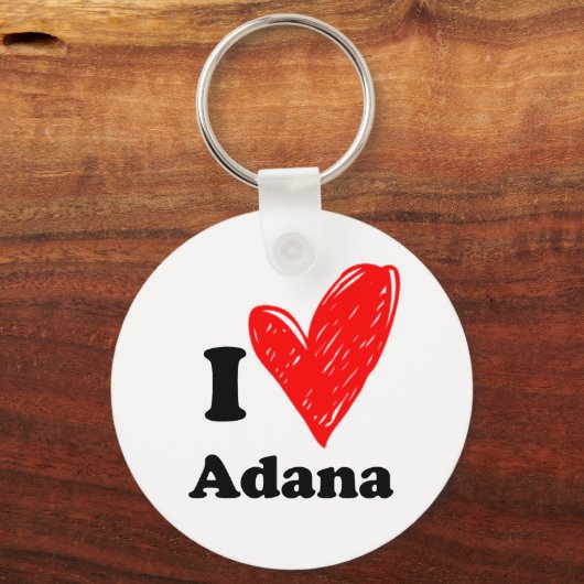 I Love Adana Sleutelhanger (Voorkant)