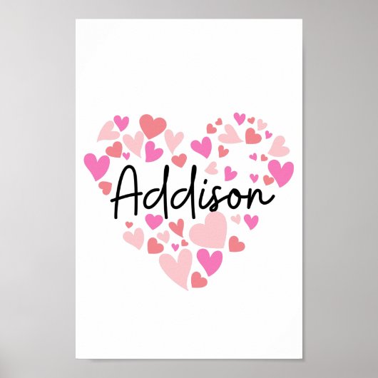 I love Addison Poster (Voorkant)