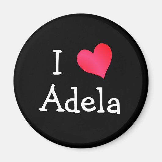 I Love Adela Magneet (Voorkant)