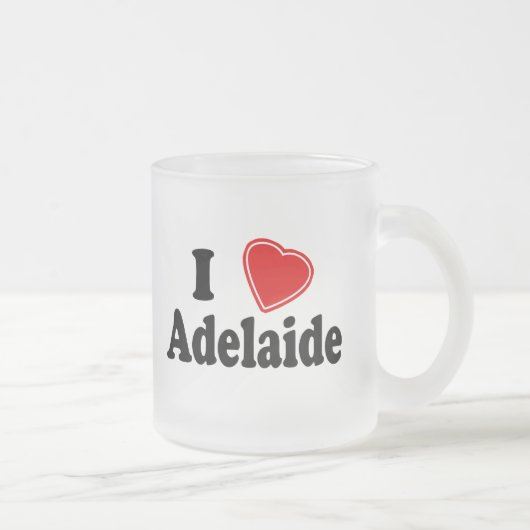 I Love Adelaide Matglas Koffiemok (Rechts)