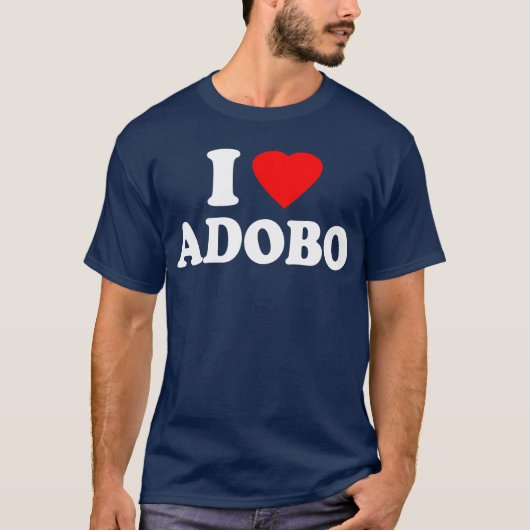I Love Adobo T-shirt (Voorkant)