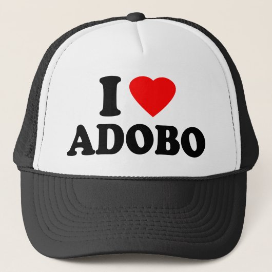 I Love Adobo Trucker Pet (Voorkant)
