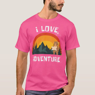 I Love Adventure Beer Explorer - Backpacken Hikin T-shirt
