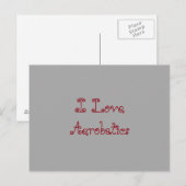 I Love Aerobatics Briefkaart (Voorkant / Achterkant)