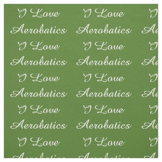 I Love Aerobatics Stof (Swatch)
