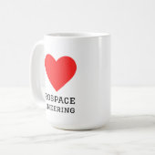 I love aerospace engineering  koffiemok (Voorkant links)