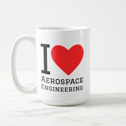I love aerospace engineering  koffiemok (Links)