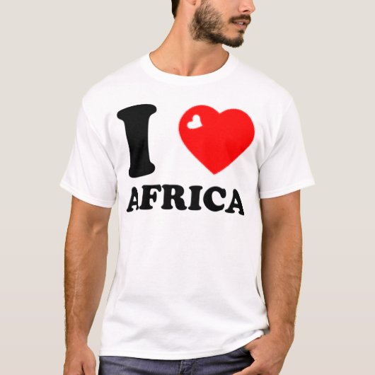 I LOVE AFRICA 3D T-SHIRT (Voorkant)