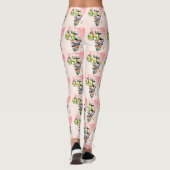I Love Africa Cool Free Time Weekend Home Lounding Leggings (Achterkant)