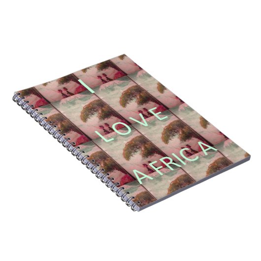 I Love Africa Hakuna Matata Kilimanjaro Mountain A Notitieboek (Rechterzijde)