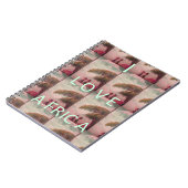 I Love Africa Hakuna Matata Kilimanjaro Mountain A Notitieboek (Linkerzijde)