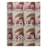 I Love Africa Hakuna Matata Kilimanjaro Mountain A Notitieboek (Voorkant)