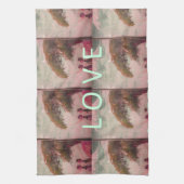 I Love Africa Kilimanjaro Mountain Theedoek (Verticaal)