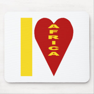 I LOVE AFRICA-muismatten Muismat