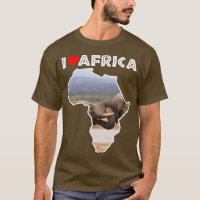 I Love Africa Wildlife Map Elephant Tug of War