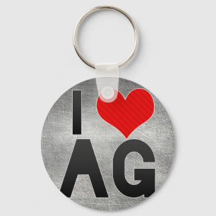 I Love AG Sleutelhanger