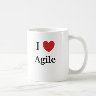 I Love Agile Project Manager Quote PMO Team Gift Koffiemok