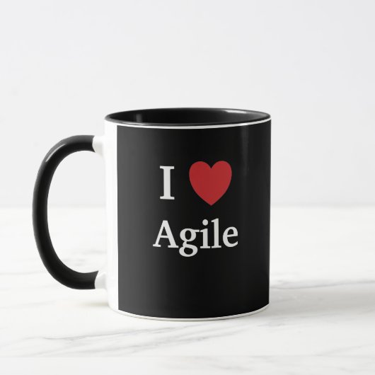 I Love Agile Quote Mok Project Manager Cadeauidee (Links)