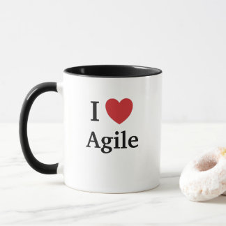 I Love Agile Quote Mok Project Manager Cadeauidee