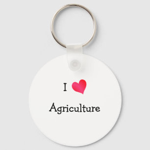 I Love Agriculture Sleutelhanger