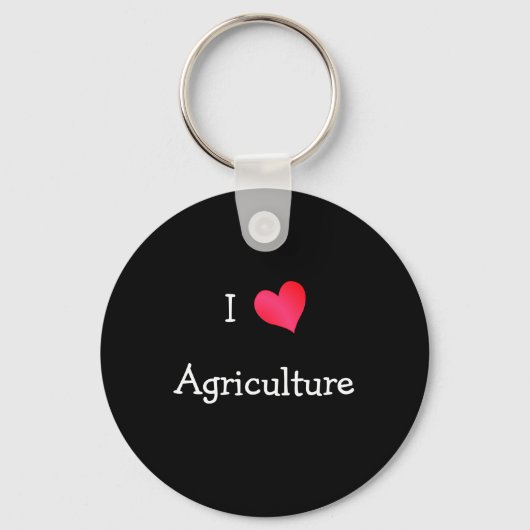 I Love Agriculture Sleutelhanger (Voorkant)