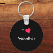 I Love Agriculture Sleutelhanger (Voorkant)