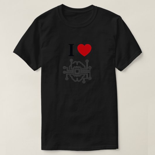 I Love AI 5 T-shirt (Design voorkant)