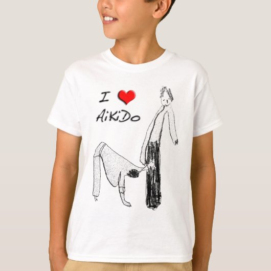I love Aikido - Sankyo T-shirt (Voorkant)