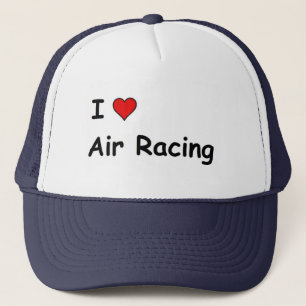 I Love Air Racing Trucker Pet