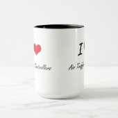 I Love Air Traffic Controllers Artistic Design Mok (Midden)