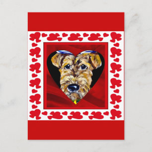 I Love Airedales Briefkaart