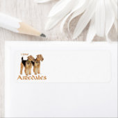 I Love Airedales Etiket (Insitu)