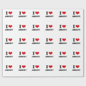 I Love Airsoft Cadeaupapier (Vlak)