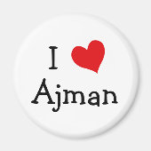 I Love Ajman Magneet (Voorkant)