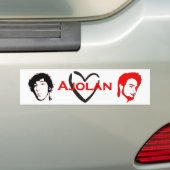 I Love Ajolan Bumpersticker (Op auto)