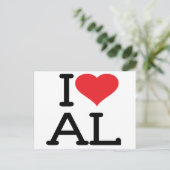 I Love AL (Briefkaart) Briefkaart (Staand voorkant)