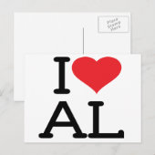 I Love AL (Briefkaart) Briefkaart (Voorkant / Achterkant)