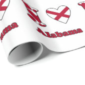 I love Alabama Cadeaupapier (Rol Hoek)