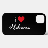 I Love Alabama Case-Mate iPhone Case (Achterkant (horizontaal))