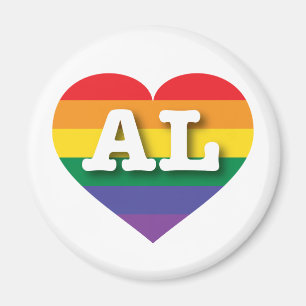 I love Alabama - Gay Pride Magneet