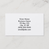 I Love Alabama Visitekaartje (Achterkant)